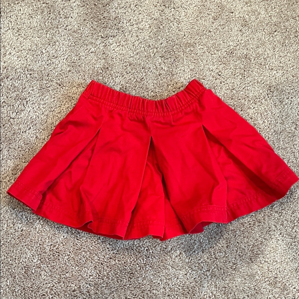 Vintage McKids Red Pleated Skorts